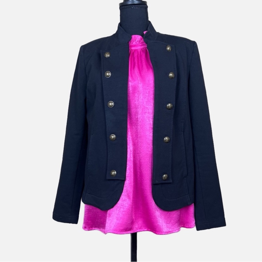 Tommy Hilfiger Military Band Blazer | Gold Button Detail | Size M - Picture 2 of 14